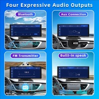 10.26" HD Portabel Nirkabel CarPlay & Android Auto Input Kamera Mundur  Navigator GPS Terintegrasi Pemutar Multimedia