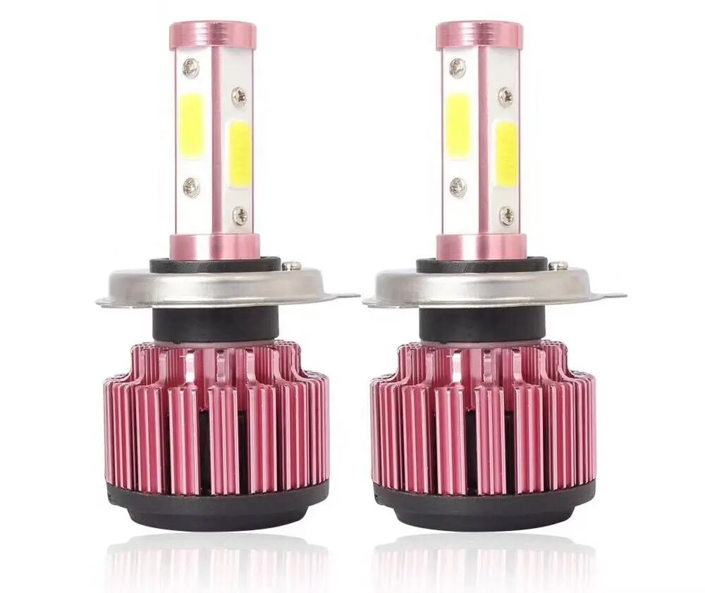 Luces Led Para "automovil" Mini LED Headlight H4 Driving Light Bulbs Car Fog Light Auto Head Lights