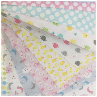Tissu de flanelle 100% coton doux et écologique antistatique-résistant à la déchirure résistant à l'abrasion double face teint uni pour bébé enfants