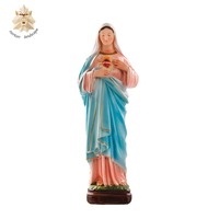 Statue de l'ange grandeur nature et de la Vierge Marie en fibre de verre, sculpture décorative religieuse pour l'extérieur, Mère Dieu
