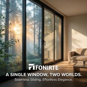 Fabricant chinois <span class=keywords><strong>de</strong></span> fenêtres et portes fixes modernes à double vitrage en verre trempé <span class=keywords><strong>PVC</strong></span> insonorisées pour chambre à coucher, salle <span class=keywords><strong>de</strong></span> bain, villa - Product Image 4