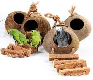 Eco-Friendly Coconut Shell Bird House/Nest with 100% Natural Material Small & Simple Design for Birds-Eco2go Vietnam - Product Image 2