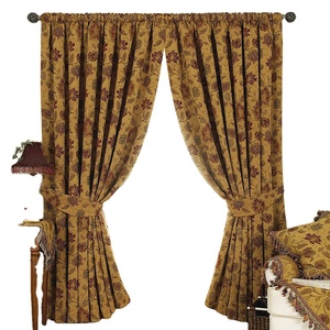 <span class=keywords><strong>Tende</strong></span> Americane di Lusso Oscuranti Ignifughe e Isolanti in Stile Americano per Soggiorno e Camera da Letto - Product Image 1