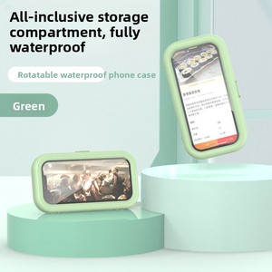 Soporte de teléfono de ducha táctil con pantalla de ángulo ajustable de 360 grados resistente al agua, soporte de teléfono antivaho para montaje en pared - Product Image 6
