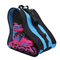 Sac de transport pour patins à roulettes de sport en plein air avec logo personnalisé, design souple et bandoulière pour l'entraînement au patinage