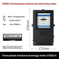 Compteur d'énergie numérique triphasé quatre fils Chint DT862-4 380V Classe 2.0 100A Usage industriel Écologique Durable Facile à utiliser
