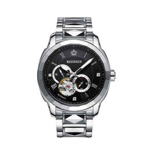 Relojes de hombre al por mayor relojes de pulsera de acero inoxidable impermeables con doble calendario relojes de hombre de cuarzo deportivos y de negocios - Product Image 2