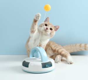Tenis de mesa Venta al por mayor Smart eco interactivo 2024 nuevo gato automático juguete eléctrico juguetes inteligentes para mascotas - Product Image 5