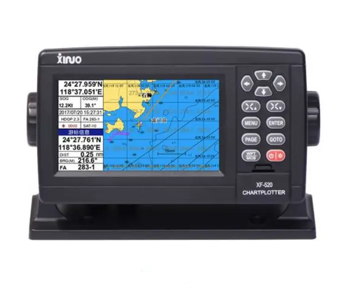 Competitive with Samyung N430 Small GPS XINUO XF-520 5 Inch Chartplotter