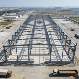 Almacén de Estructura de Acero para Logística - Diseño Prefabricado, Alta Resistencia y Ahorro de Energía, Construcción Llave <span class=keywords><strong>en</strong></span> Mano - Product Image 1