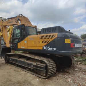 Hyundai 305LC-9t de haute qualité a utilisé de grandes excavatrices hydrauliques sur chenilles 30 tonnes de seconde main - Product Image 3