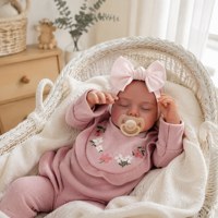 20 Zoll Lebensechte Reborn-Babypuppe aus Weichem Vinyl Realistische Neugeborenen-Puppe Spielzeug für Kinder Geschenk Großhandel Individuell Anpassbar