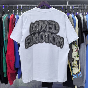 T-shirt pour homme en coton 100% avec impression de diamants chauds Angel Baby Mixed Emotion, vêtements de hip-<span class=keywords><strong>hop</strong></span> rock, t-shirts personnalisés pour homme - Product Image 2