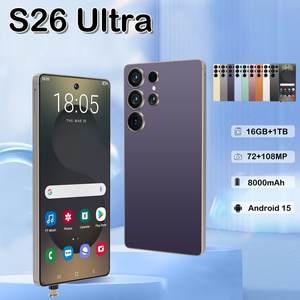 สมาร์ทโฟน <span class=keywords><strong>S26</strong></span> ultra 5g คุณภาพสูง16GB + 1TB หน้าจอ HD 6.9นิ้วแอนดรอยด์15 decacore 108MP 100W ชาร์จเร็วรองรับหลายภาษา - Product Image 2
