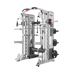 Vendita calda attrezzatura da palestra per il Fitness Multi-funzionale Trainer & Smith Machine & cavo profondo Squat e Crossover