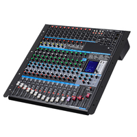 Accuary Pro Audio MGX1602 Mixeur numérique 16 canaux Contrôleur DJ professionnel/Console audio Mixeur audio