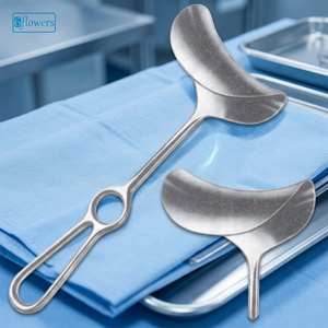 Rétracteurs Fritsch pour gynécologie, instrument chirurgical manuel, certifié CE Classe I F8-355 24cm - Product Image 2