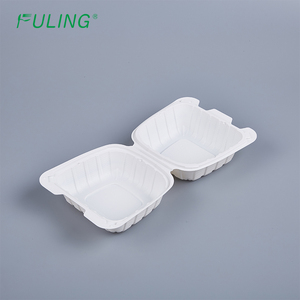Fuling nặng nhiệm vụ chất lượng để đi <span class=keywords><strong>container</strong></span> 6x6 inch vỏ sò mất outsdisposable nhựa hộp đựng thức ăn - Product Image 4