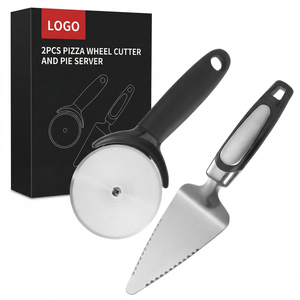 Manjia taglia Pizza con Logo personalizzato con custodia protettiva multiuso per paletta per Pizza e Pizza Set Server - Product Image 1