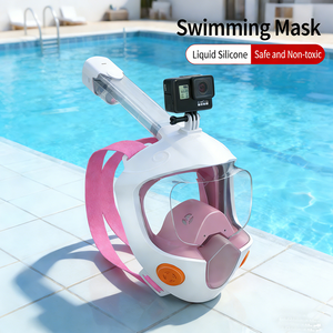 Masque de plongée intégral à aspiration automatique en stock – Équipement de plongée et de natation le plus vendu, directement de l'usine - Product Image 1