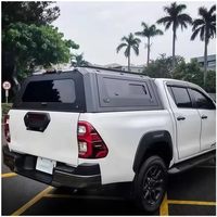Capot de camionnette compatible GMC Sierra 1500 2019-2024, hardtop avec tente arrière éclairée, verrouillable, sans perçage