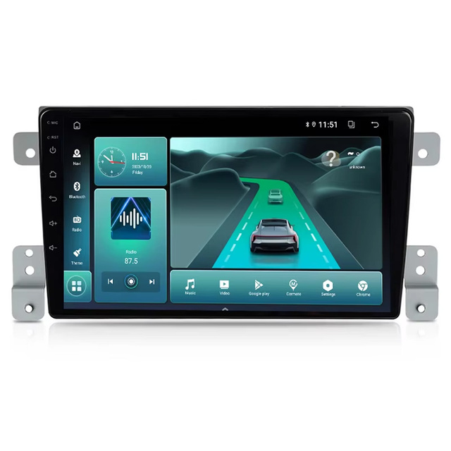 Android 13 4 Core 2+32GB WIFI DSP Car DVD Player for Suzuki Grand Vitara 2005-2015 Head Units GPS Carplay Stereo