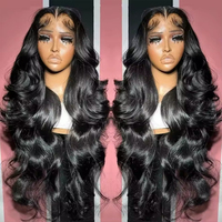 Peluca de Cabello Humano Vietnamita Virgen SDD, Rizos Voluminosos, Densidad 250%, Sin Pegamento, Lista para Usar, Encaje Frontal HD 13x6, Precortada y Predecolorida
