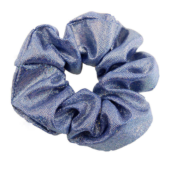 Embellished Sparkly Pink Crystal Scrunchie Hair Tie Ponytail Holder Accessory For Women