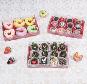 Rõ Ràng Nhựa Sô Cô La Hộp 12Pcs <span class=keywords><strong>Macaron</strong></span> Cookie Bánh Cho Giáng Sinh Valentine Của Mẹ Ngày Cho Thực Phẩm Khoai Tây Chiên Thực Phẩm Đóng Hộp - Product Image 1
