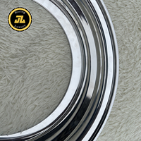 JZ Offre Spéciale lèvre de roue Fabricant OEM alliage étape lèvre de roue brillant chrome poli lèvre extérieure canon intérieur