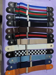 Nuova <span class=keywords><strong>Cintura</strong></span> Elastica Senza Fibbia Regolabile in Metallo per Uomini Donne Bambini Cinture Invisibili Elastiche Comode per Jeans <span class=keywords><strong>e</strong></span> Pantaloni - Product Image 3