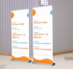Bán buôn cung cấp có thể thu vào biểu ngữ đứng cuộn lên kéo lên cơ sở biểu ngữ cho xúc tiến và quảng cáo - Product Image 2