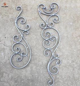 人気の錬鉄ロゼット金属スクロールパネル贩売 - Product Image 1