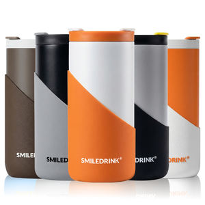 Thermos élégant SMILEDRINK OEM, tasse isotherme, 12h chaud, 12h froid, anti-fuite, vente en gros, bouteille sous vide pour café/thé - Product Image 5