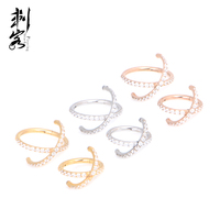 Boucles d'oreilles segmentées à charnière en acier chirurgical 316L plaqué or, motif croix pavée de zircone cubique, pour enfants, cadeau de mariage ou de fiançailles, tendance
