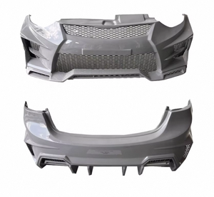 Kits de carrosserie pour pare-chocs avant de voiture pour Elantra 2012 <span class=keywords><strong>2013</strong></span> 2014 2015, pare-chocs avant et arrière avec jupes latérales - Product Image 3