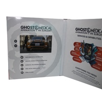 Brochure vidéo numérique 7 pouces pour fournisseurs de cadeaux médicaux et d'articles d'artisanat, idéale pour la publicité