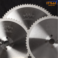 Lame de scie à froid en céramique métallique en gros, 285 mm, 72T, lame circulaire en carbure de tungstène TCT pour la coupe de l'acier de haute précision