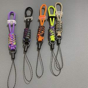 Cordón Antipérdida de Paracord Tejido a Mano con Lazo para Llaves, Teléfono Celular, Correa de Nailon Multifuncional para Exteriores - Product Image 1