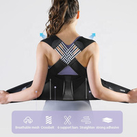 Correcteur de posture unisexe réglable en spandex souple 2025 – Ceinture de soutien élastique pour redresser le dos et les épaules – Protection de base