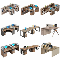 Bureau modulaire 2 4 6 8 places Mobilier de bureau en bois Portable Advance Music Studio Office Workstation Organisateur de bureau