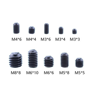 Black Hex Socket Screws M3 M4 M5 M6 M8 Grade 12.9 Industrial Strength Plain Carbon Steel Oxidation Blackening - Product Image 5