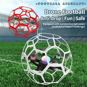 Drone de football sans balais SJY-L6, quadricoptère RC anti-chute avec cage de protection, retournements 3D, maintien d'altitude, 11 min d'autonomie de vol, jouet RC, cadeau - Product Image 2