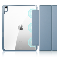 Kenke Étui pour iPad en acrylique de haute qualité à fond dur et à bords souples avec porte-stylo pour iPad Pro12.9