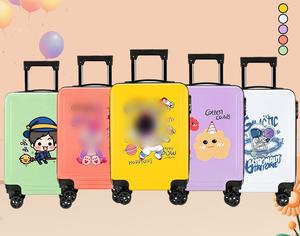 도매 18인치 어린이용 트롤리 캐리어, 범용 회전 바퀴 ABS 소재 학생용 비밀번호 캐리어 만화 캐릭터 - Product Image 1