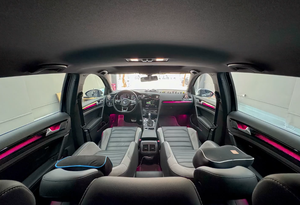 Kit d'éclairage d'ambiance 64 couleurs LED pour grille d'aération, rétroéclairage de tableau de bord, accessoires intérieurs pour VW Golf 7 7.5 - Product Image 6