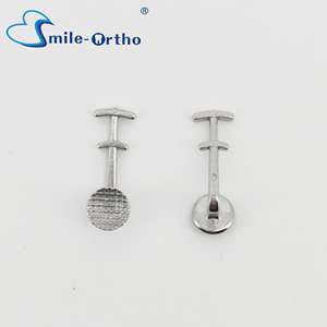 Prezzo di fabbrica di alta qualità Smile-orto anticipo apparecchio dentale ortodontico legabile doppi ganci linguale bottoni 9.83mm - Product Image 2