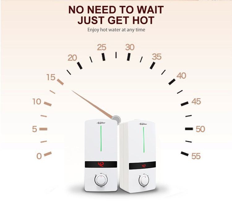One piece delivery factory price 5500w 220V kitchen use tankless electric water heater
