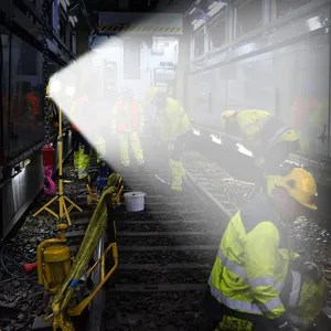 IP65 Waterproof Adjustable Metal Telescopic Twin Head Tripod Stand Work <b>Lights</b> Portable Led Flood <b>Light</b> - Product Image 6