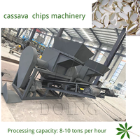 Ligne de production de chips de manioc 5 TPH, machine à fabriquer des flocons de manioc, trancheuse de manioc pour la production de chips, à vendre en Afrique